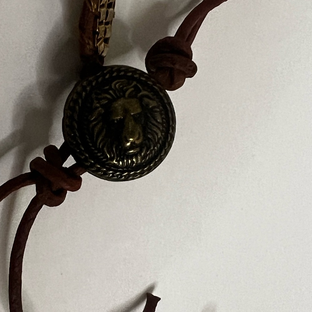 Genuine Gold & Turquoise Boho Wrap Necklace | Handcrafted - Picture 4 of 6